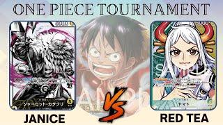 ワンピカード  ONE PIECE CARD GAME TOURNAMENT   緑黄ヤマト VS 黄カタクリ 