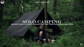 Solo Camping Habis Hujan Deras  Ngopi Camping Membuat Kopi Manual Brewing V60 di Tengah Hutan