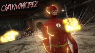 The Flash VS Black Hole Flash Saves People in ULTIMATE FLASH TIME GTA 5 Quicksilver & Flash Mod
