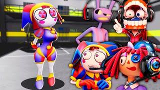 The Amazing Digital Circus Characters Escape POMNI BARRYS PRISON RUN