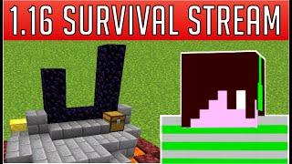 A Ruined Portal Playing the Minecraft 1.16 Nether Update Java