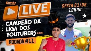 CAMPEÃO DA LIGA DOS YOUTUBERS 2023 - LIVE COM DADOS ESTATISTICO - ELEITO MELHOR CONTEÚDO GRATUITO