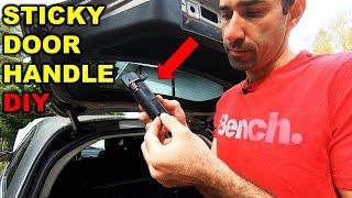 How to repair sticky trunk handle on Mercedes GLMLR X164W164W251