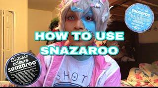 HOW TO Use Snazaroo Paint