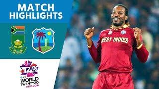 Windies Progress to Semis  South Africa vs West Indies  ICC Mens #WT20 2016 - Highlights