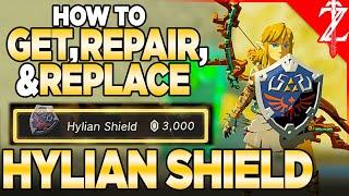 How to Get Repair & Rebuy the Hylian Shield in Tears of the Kingdom