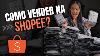 COMO VENDER NA SHOPEE EM 2023  Como Cadastrar e Configurar a Sua Loja  TRABALHANDO EM CASA