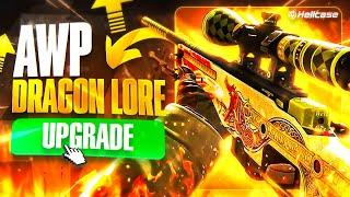 ALL IN UPGRADE TO A AWP DRAGON LORE?? Hellcase