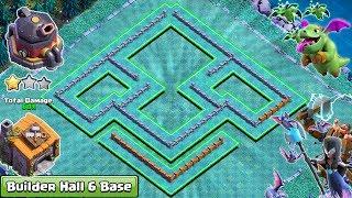 NEW Best Builder Hall 6 BH6 BASE 2018  BH6 BASE DEFENSE  Clash Of Clans