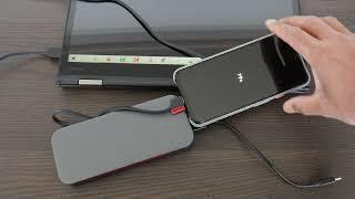 Pass through charging with Lenovo Go USB-C power bank