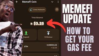 MEMEFI WITHDRAWAL How To Get GAS FEE on Memefi for Withdrawal Complete Tutorial #memefi