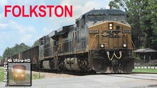 8A4k Trains in the Folkston Funnel CSX Nahunta Subdivision Folkston GA 0711-162021