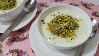 طريقة تحضير مهلبية النشا نشا الذرة  The Perfect Mouhalabieh Recipe Milk Cornstarch Pudding