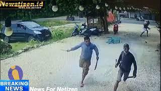 Beredar Video Carok di Bangkalan 1 orang lawan 3 orang