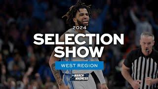 NCAA tournament bracket revealed  West Region