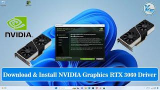  How To Download And Install Nvidia Graphics RTX 3060 Driver in Windows 1110 official