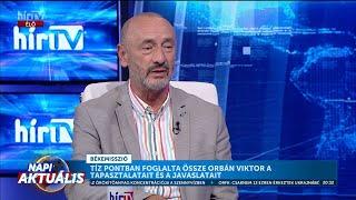 Napi aktuális - Heckenast László és Horváth József 2024-07-18 - HÍR TV