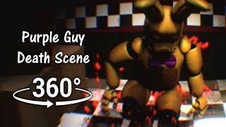 360° Purple Guy Death Scene - Spirit Perspective View FNAFSFM VR Compatible