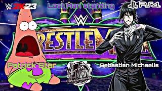 Patrick Star Vs Sebastian Michaelis Last Man Standing  WWE 2K23 PS4 Gameplay