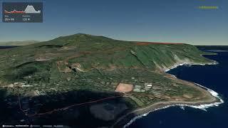 Izu Oshima Island Loop ∆ hiking trails ∆ 3d-trail.comjapan