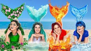 Fire Water Air and Earth Mermaids  Four Elements at College