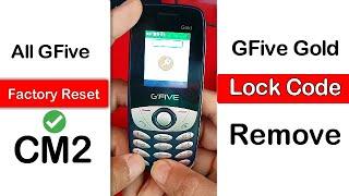 How To Remove GFive Gold Password  Lock Code  Factory Reset