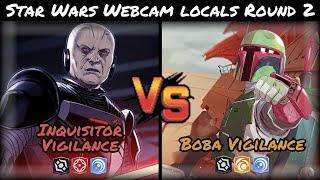 Star Wars Unlimited Webcam Locals Round 2 - Inquisitor Vigilance Vs Boba Boba Vigilance SWU