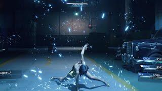 Slow Motion Tifa Starshower Ability Gold Dress Mod  Final Fantasy VII Remake Gameplay with Mods