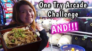 ONE TRY CHALLENGE & EATING ENOUGH SUSHI FOR A FREE SHIRT