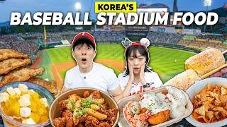 I Tried Foods in a Korean Baseball Stadium