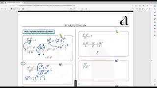 Temel Matematik- Üslü İFadelerde Üsler Aynı İse Kuralı