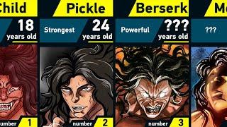 Evolution of Pickle  Grappler Baki