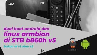 instal linux armbian di stb b680h v5 amlogic s905x2 bisa dual boot bisa android dan armbian