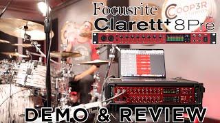 @focusritenovation  Clarett+ Demo & Review Best Mid Level Recording Interface