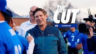 THE CUT Alumni Day 2024  WHOS MAKING THE TEAMS AROUND HERE?  BYU Football