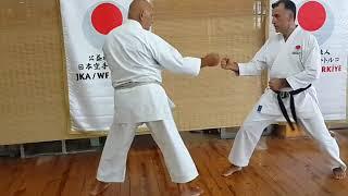 Sensei Hakan Alpay & Sensei Yıldırım Alataş Kumite de eskivler