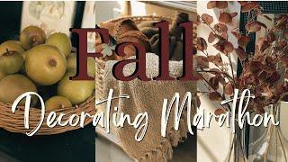  Fall Decorate With Me Marathon  Fall Styling Ideas  Fall Home Decorating