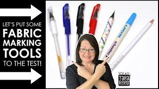 Lets put Fabric Marking Tools to the Test - Sewing Notions