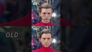 ComparisonHot toys Spider man New and Old suit comparison #shorts #hottoys #comparison