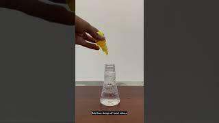 Baking soda and vinegar experiment  #shorts #experiment #chemical  #explodes