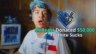 I Donated $50000 To Ninja - Fortnite