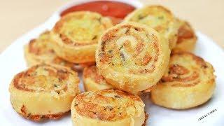 Potato Pinwheels Recipe  Samosa Pinwheels  Aloo Bhakarwadi