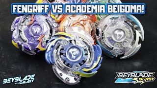 FERRO FENGRIFF .B.J contra a Academia Beigoma - Beyblade Burst ベイブレードバースト