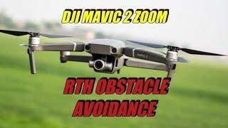 DJI Mavic 2 zoom Return to home obstacle avoidance test.