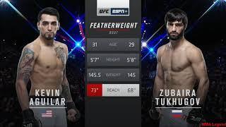 Кевин Агуилар   VS  Зубайра тухугов UFC FEATHER WEIGHT