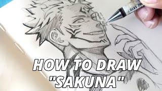 How To Draw Ryomen Sakuna - Jujutsu Kaisen   Toybits Draws