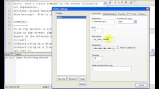 Notepad++  Ftp plugin setup