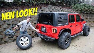 How To Install The Spare Tire Delete JL Jeep Wrangler