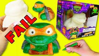 TMNT Mutant Mayhem Light Up Mikey Vinyl. DIY Fail