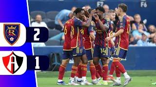 REAL SALT LAKE VENCE 2 - 1 AL ATLAS POR LA LEAGUE CUP 2024  REY DEPORTIVO